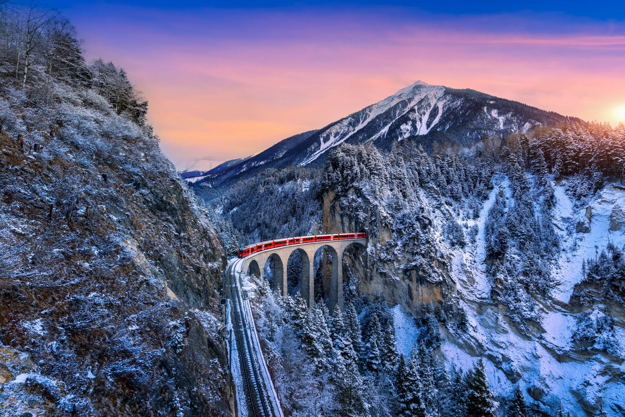 Wintersport met de trein - Zwitserland in de winter